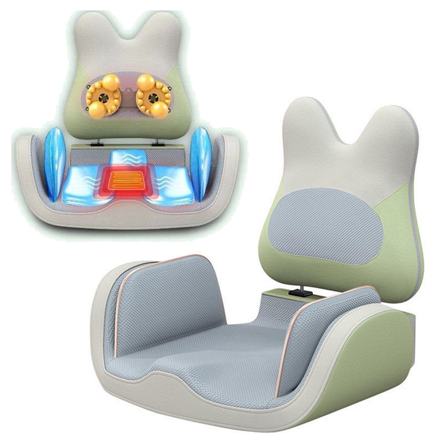 Waist-Hip Massager with Deep Kneading and Airbag C
