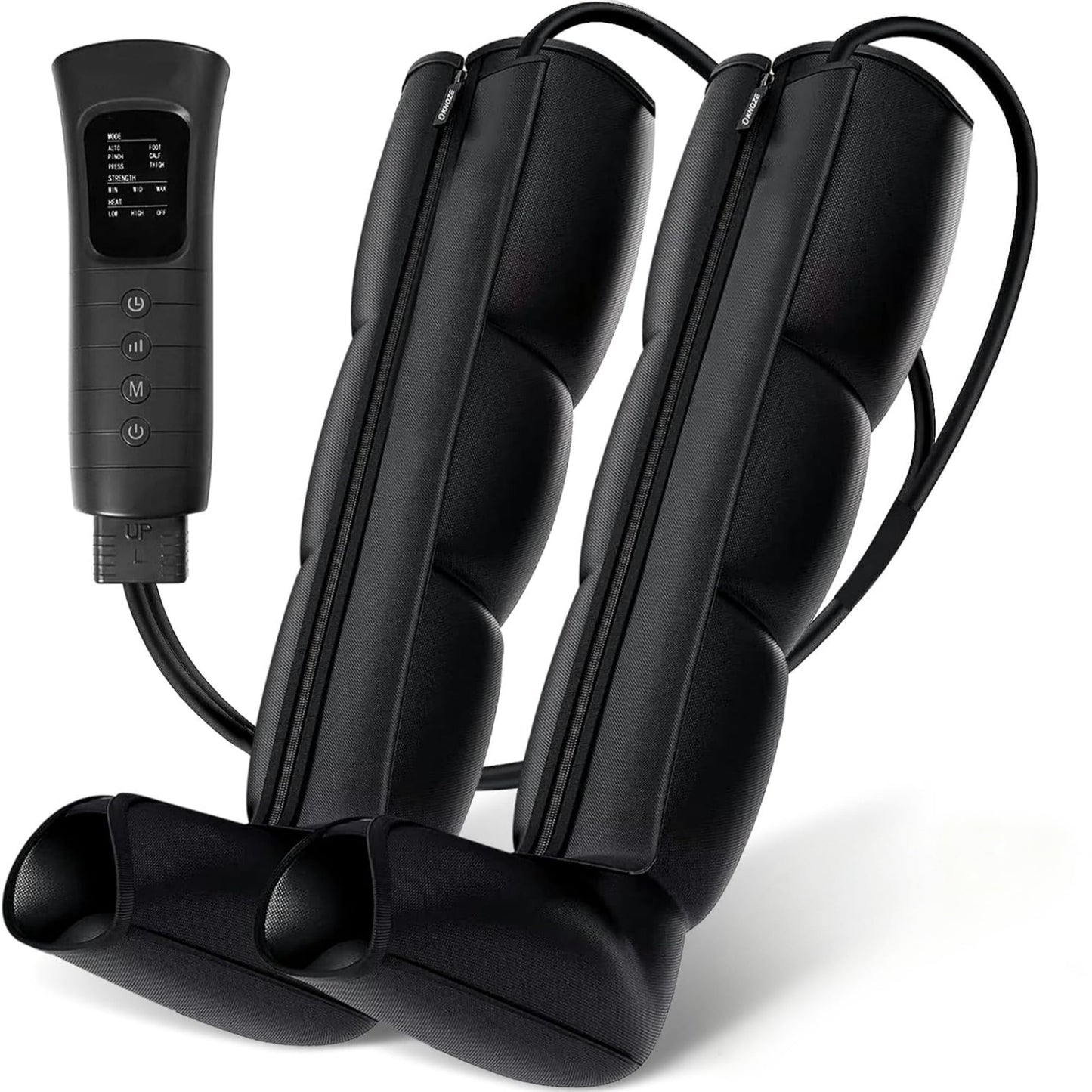 2-Pack Electric Air Compression Leg Massager Boots for Foot & Calf, With Adjustable Pressure Settings, Perfect for Home, Travel and Post-Workout Use - Main Image