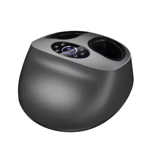 Smart Foot Massager with Heat & Timer Function, 9 Intensity Levels, 6D Airbags, Deep Kneading Gua Sha Massage, Full Foot Relief for Home Office - Main Image