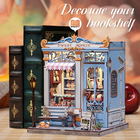 Sweet Marie Dessert Shop Book Nook Kit, 3D Wooden